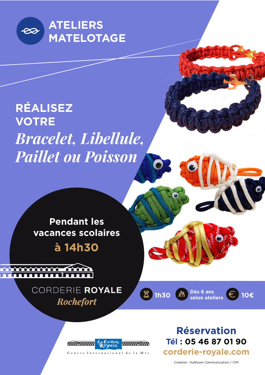 Affiche des ateliers de matelotage