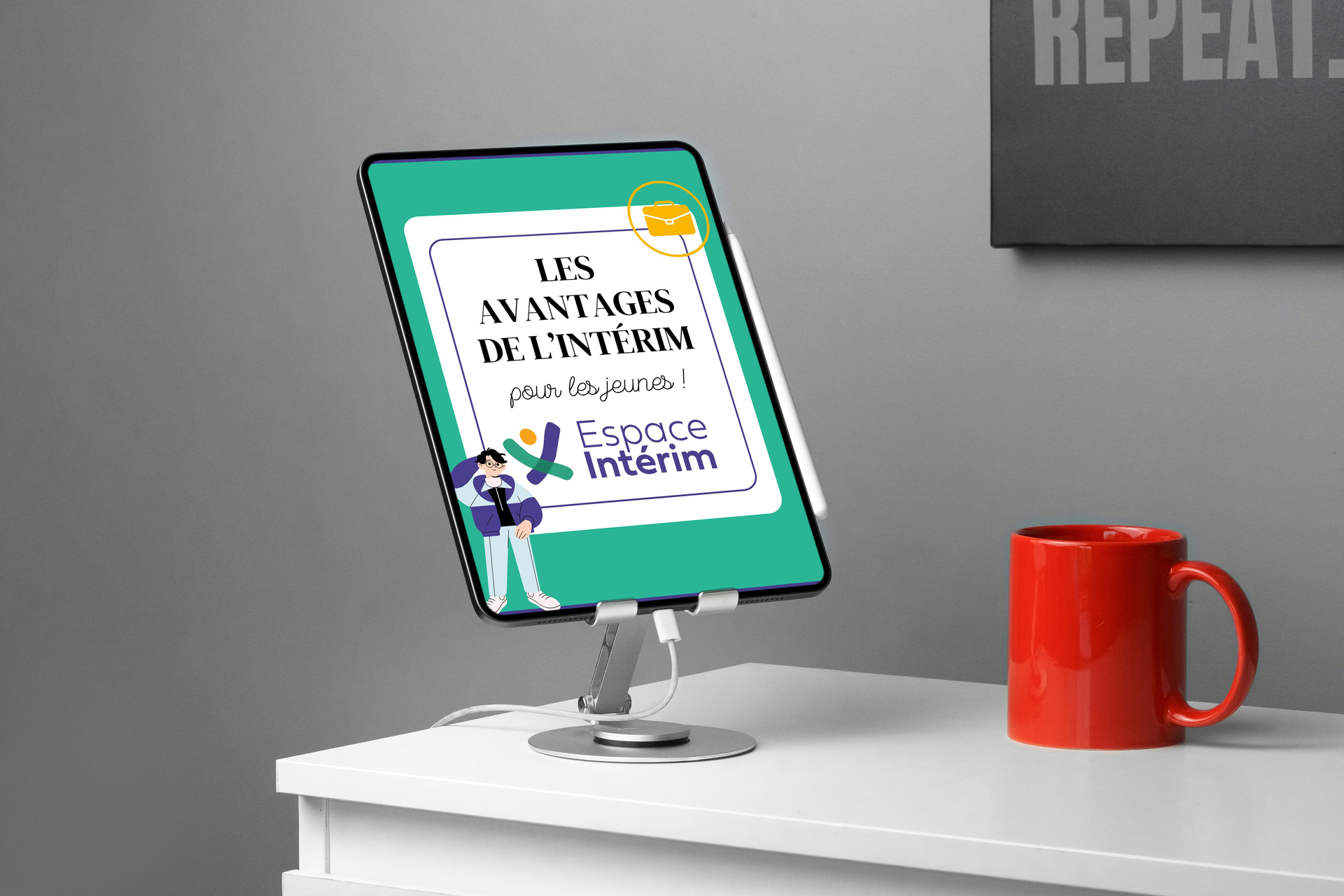 Mockup iPad Avantages